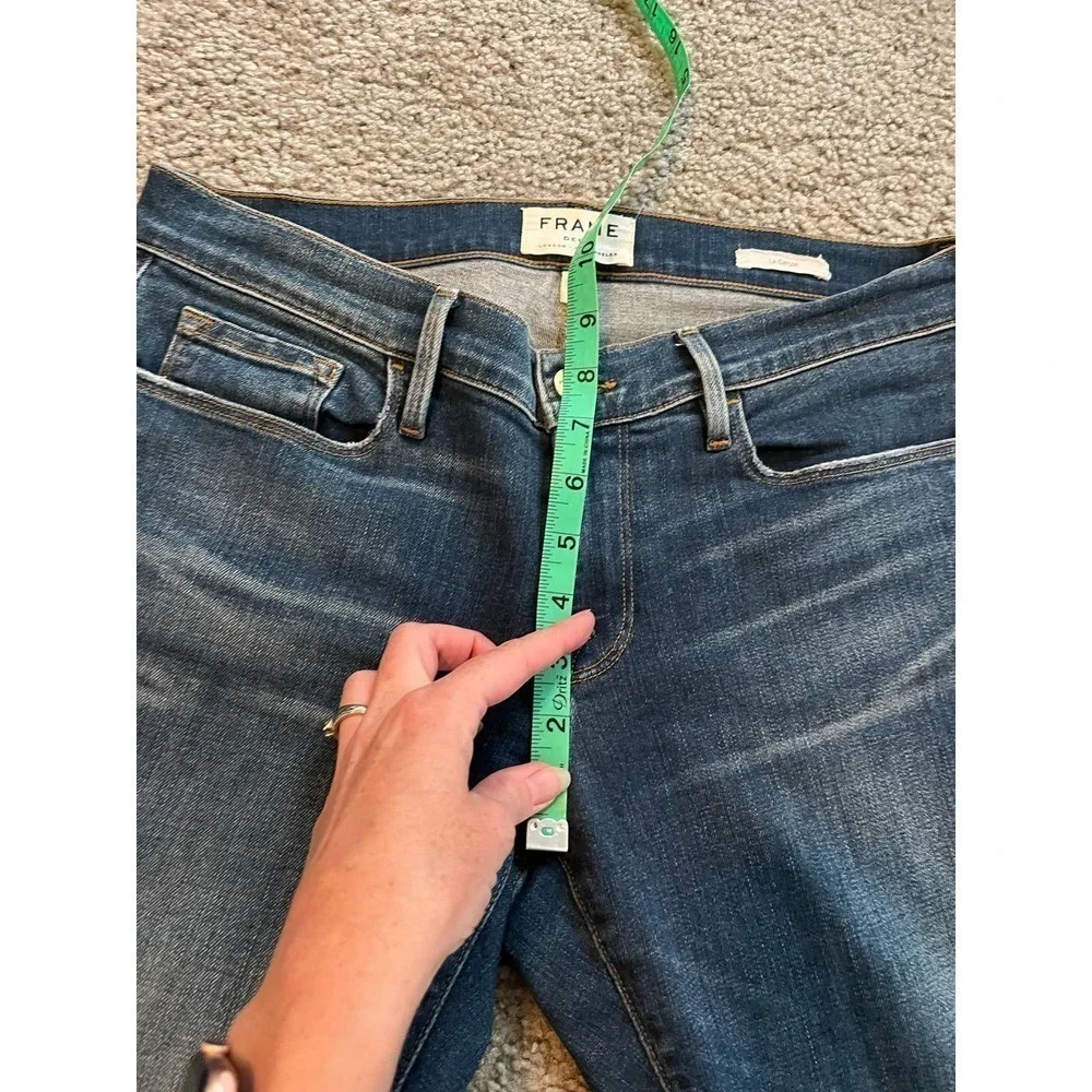 Frame me garçon mid rise distressed‎ jeans size 26